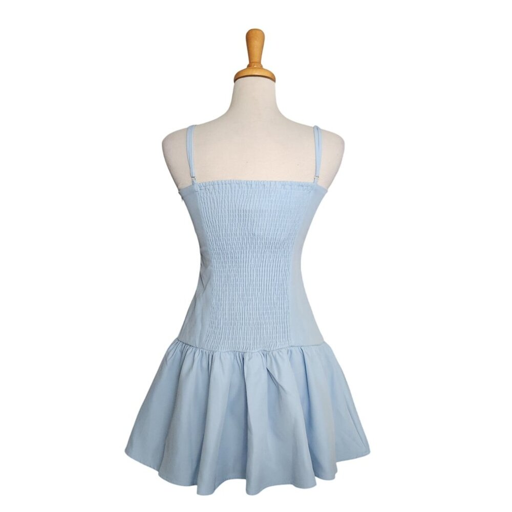 Peppermayo Blue Running Late Mini Dress Women's Size US 6 - Picture 5 of 9